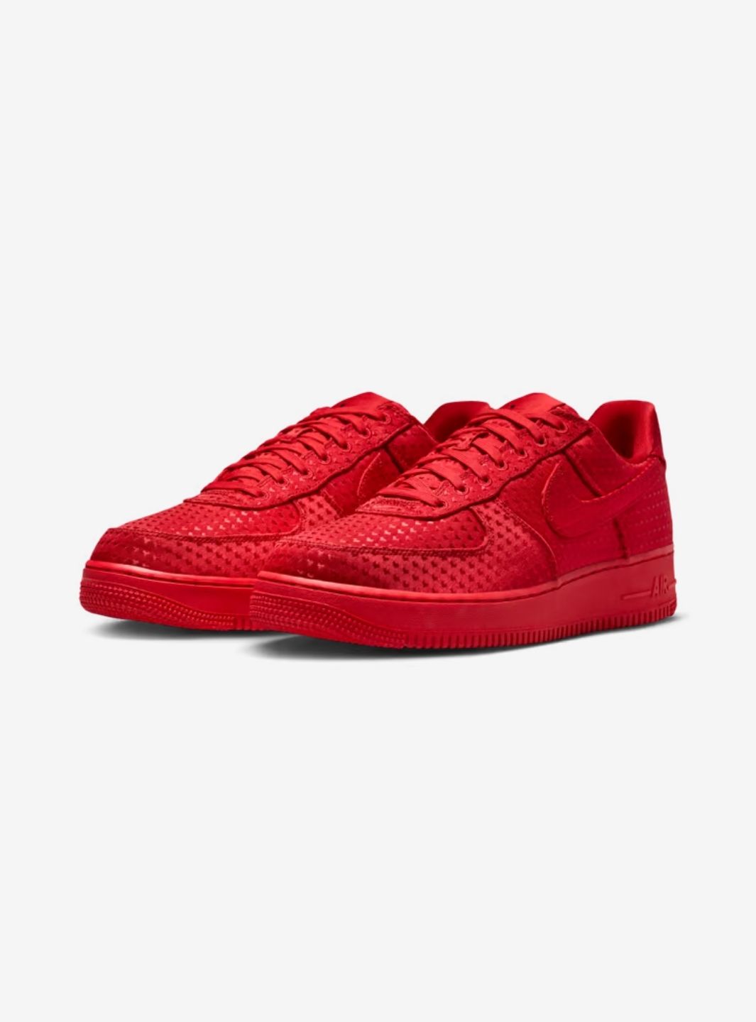 Nike Air Force 1 Low Valentine's Day Red (2026) sneakers basse uomo e donna pelle rosso, vista frontale