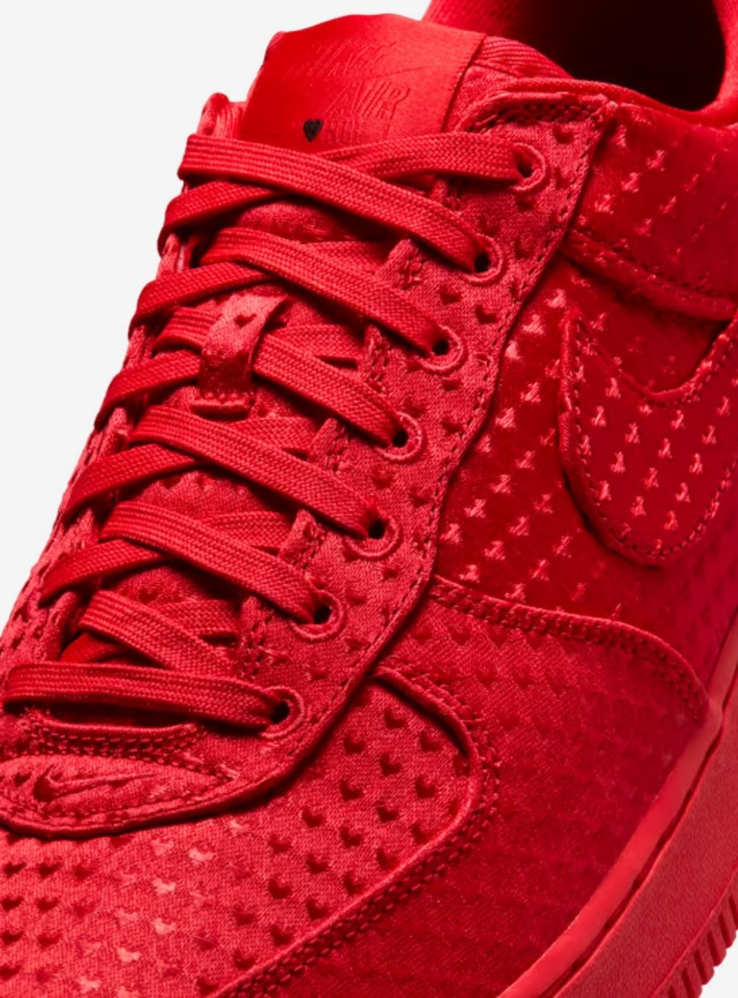 Nike Air Force 1 Low Valentine's Day Red (2026) sneakers basse uomo e donna pelle rosso, dettaglio suola
