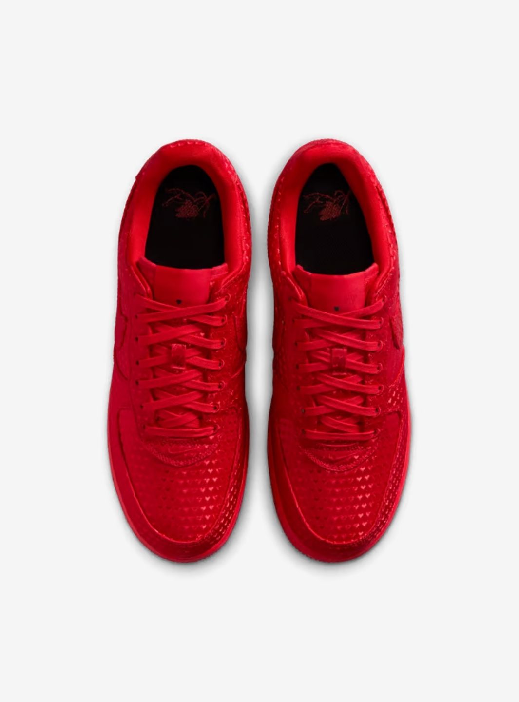 Nike Air Force 1 Low Valentine's Day Red (2026) sneakers basse uomo e donna pelle rosso, vista posteriore
