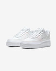 Nike Air Force 1 Low Tear Reveal Black Swoosh sneakers basse uomo e donna pelle nero, vista frontale
