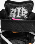 Nike Air Force 1 Mid Off-White Black sneakers alte uomo e donna pelle bianco nero, vista dall'alto