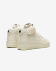 Nike Air Force 1 Mid Stussy Fossil sneakers alte uomo e donna pelle multicolore, dettaglio suola