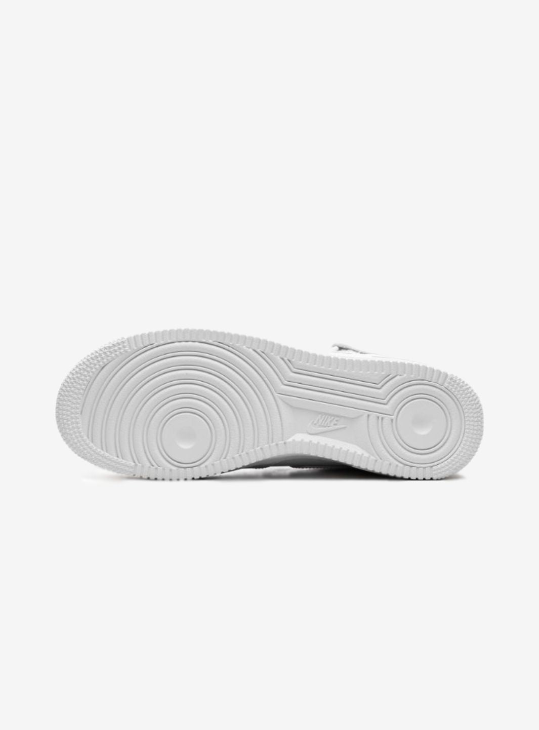 Nike Air Force 1 Mid Supreme White sneakers alte uomo e donna pelle bianco, vista posteriore