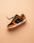 Nike Dunk Low Ceramic sneakers basse uomo e donna in pelle multicolore, vista laterale