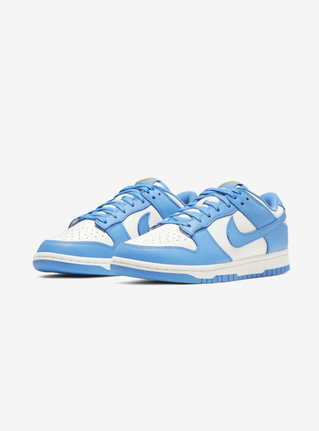 Nike Dunk Low Coast sneakers basse donna in pelle bianco blu, vista frontale