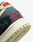Nike Dunk Low Community Garden sneakers basse uomo e donna in pelle multicolore, dettaglio tomaia