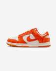 Nike Dunk Low Cracked Orange sneakers basse donna in pelle arancione, vista laterale