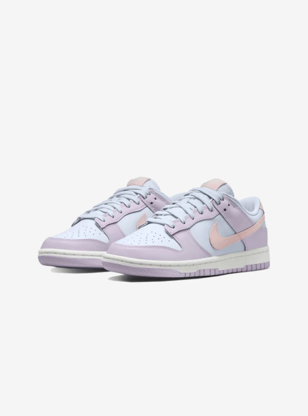 Nike Dunk Low Easter (2022) sneakers basse donna in pelle blu rosa, vista frontale