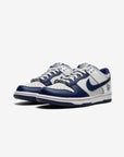 Nike Dunk Low EMB NBA 75th Anniversary Brooklyn Nets sneakers basse uomo e donna in pelle multicolore, vista frontale