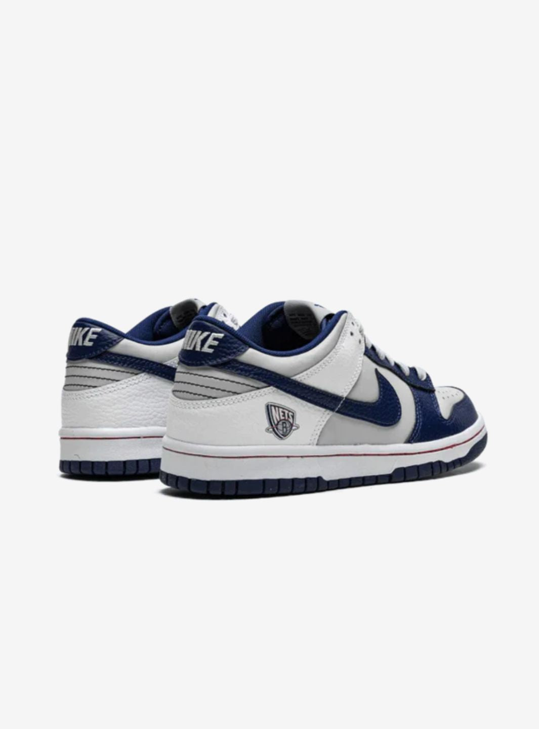 Nike Dunk Low EMB NBA 75th Anniversary Brooklyn Nets sneakers basse uomo e donna in pelle multicolore, dettaglio suola