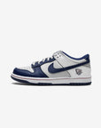 Nike Dunk Low EMB NBA 75th Anniversary Brooklyn Nets sneakers basse uomo e donna in pelle multicolore, vista laterale