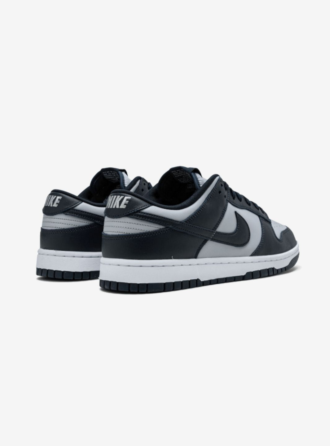 Nike Dunk Low Georgetown sneakers basse uomo e donna in pelle blu grigio, dettaglio suola