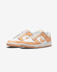Nike Dunk Low Harvest Moon sneakers basse donna in pelle bianco beige, vista frontale
