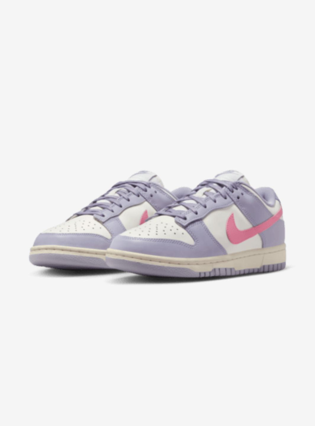 Nike Dunk Low Indigo Haze sneakers basse donna in pelle blu, vista frontale