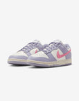 Nike Dunk Low Indigo Haze sneakers basse donna in pelle blu, vista frontale