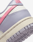 Nike Dunk Low Indigo Haze sneakers basse donna in pelle blu, vista dall'alto