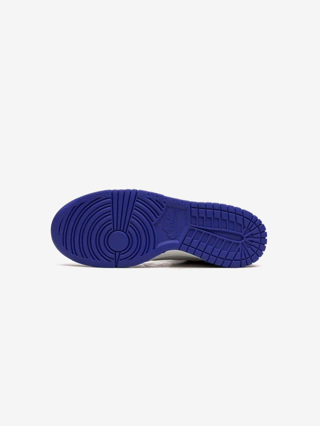 Nike Dunk Low Knicks sneakers basse bambino in pelle multicolore, vista posteriore