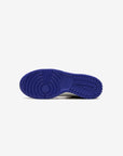 Nike Dunk Low Knicks sneakers basse bambino in pelle multicolore, vista posteriore