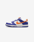 Nike Dunk Low Knicks sneakers basse bambino in pelle multicolore, vista laterale