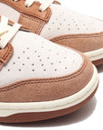 Nike Dunk Low Medium Curry sneakers basse uomo e donna in pelle arancione, vista dall'alto
