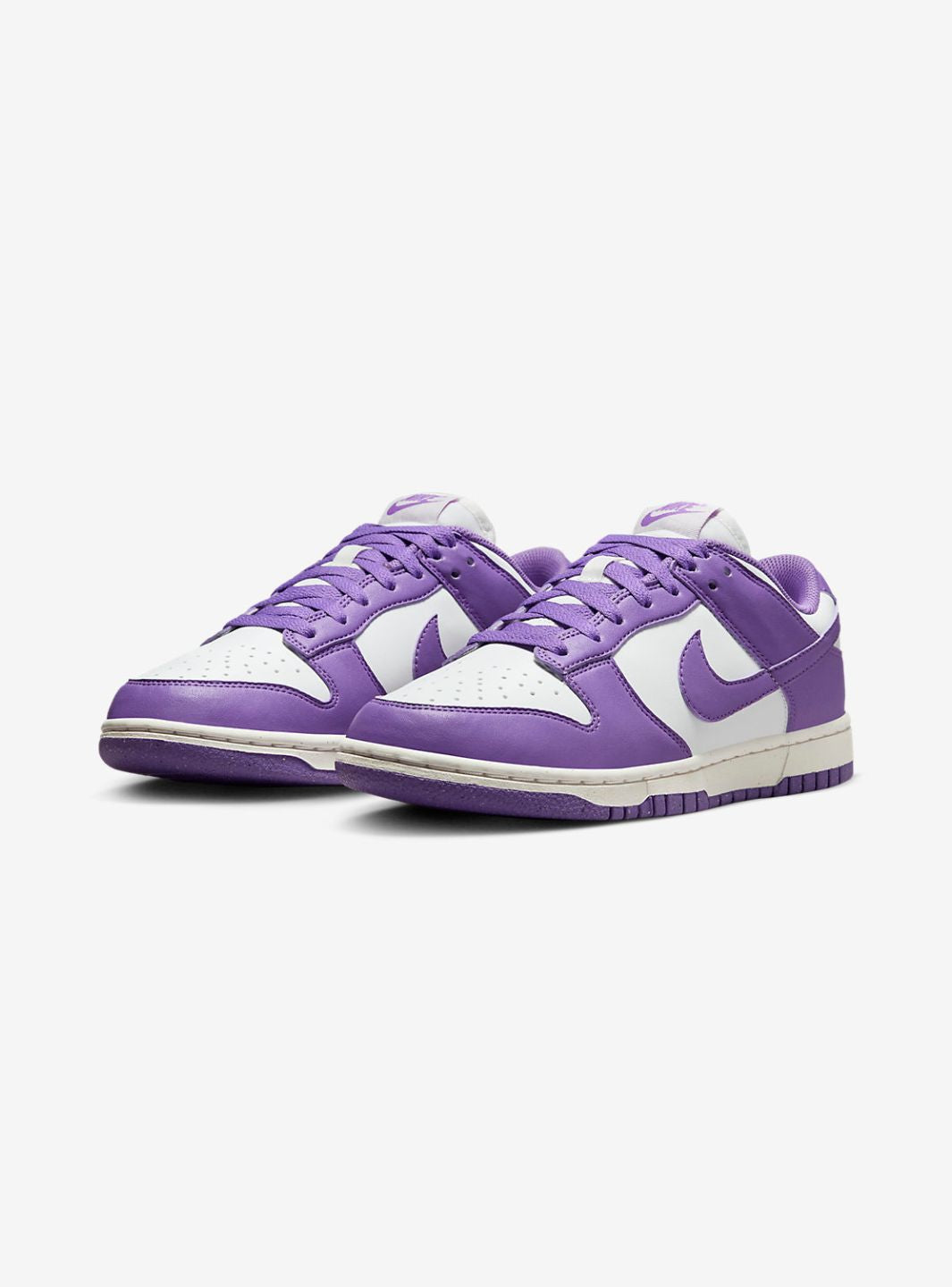 Nike Dunk Low Next Nature Black Raspberry sneakers basse uomo e donna in pelle nero, vista frontale