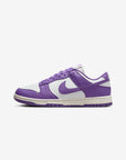 Nike Dunk Low Next Nature Black Raspberry sneakers basse uomo e donna in pelle nero, vista laterale