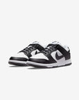 Nike Dunk Low Next Nature White Black Panda sneakers basse donna in pelle nero bianco, vista frontale