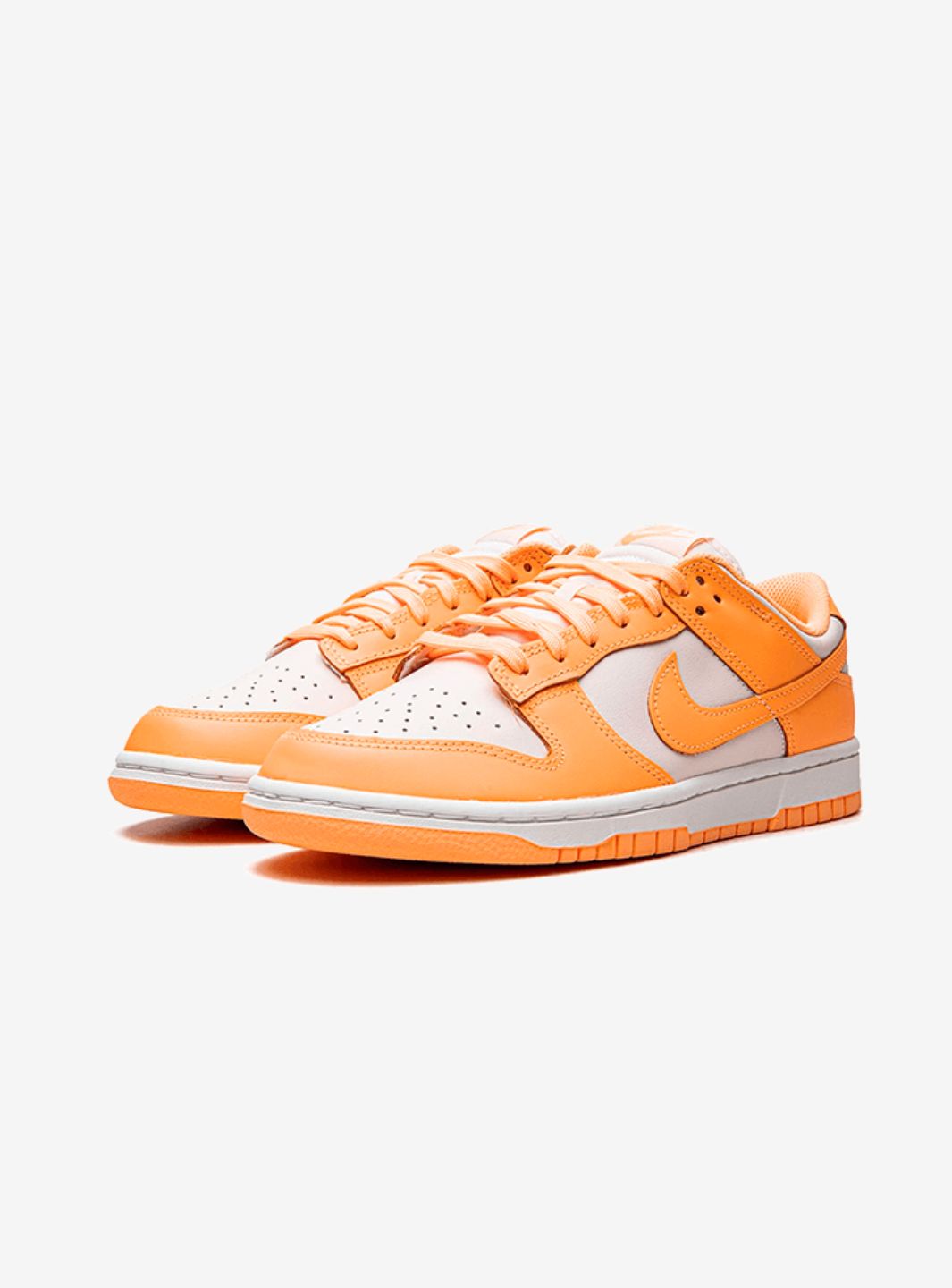 Nike Dunk Low Peach Cream sneakers basse donna in pelle crema, vista frontale