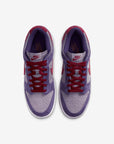 Nike Dunk Low Plum (2020) sneakers basse uomo e donna in pelle multicolore, dettaglio tomaia