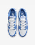 Nike Dunk Low Mocha Cocoa Wow sneakers basse uomo e donna in pelle marrone, vista posteriore