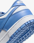 Nike Dunk Low Mocha Cocoa Wow sneakers basse uomo e donna in pelle marrone, dettaglio tomaia