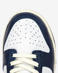Nike Dunk Low Vintage Navy sneakers basse donna in pelle blu, vista laterale