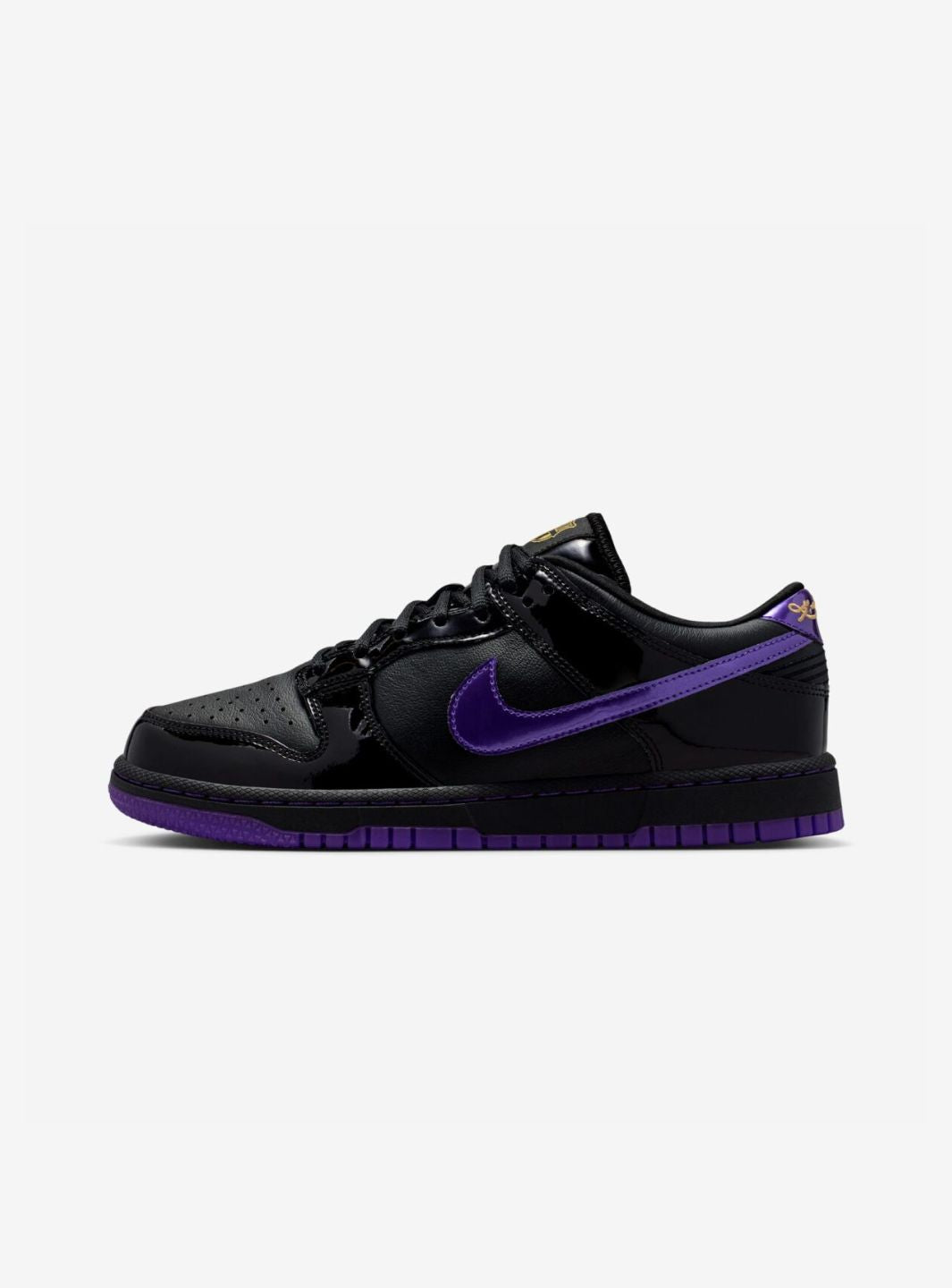Nike Dunk Low Protro Kobe Bryant FC Barcelona Black Field Purple sneakers basse uomo e donna in pelle nero viola, vista later