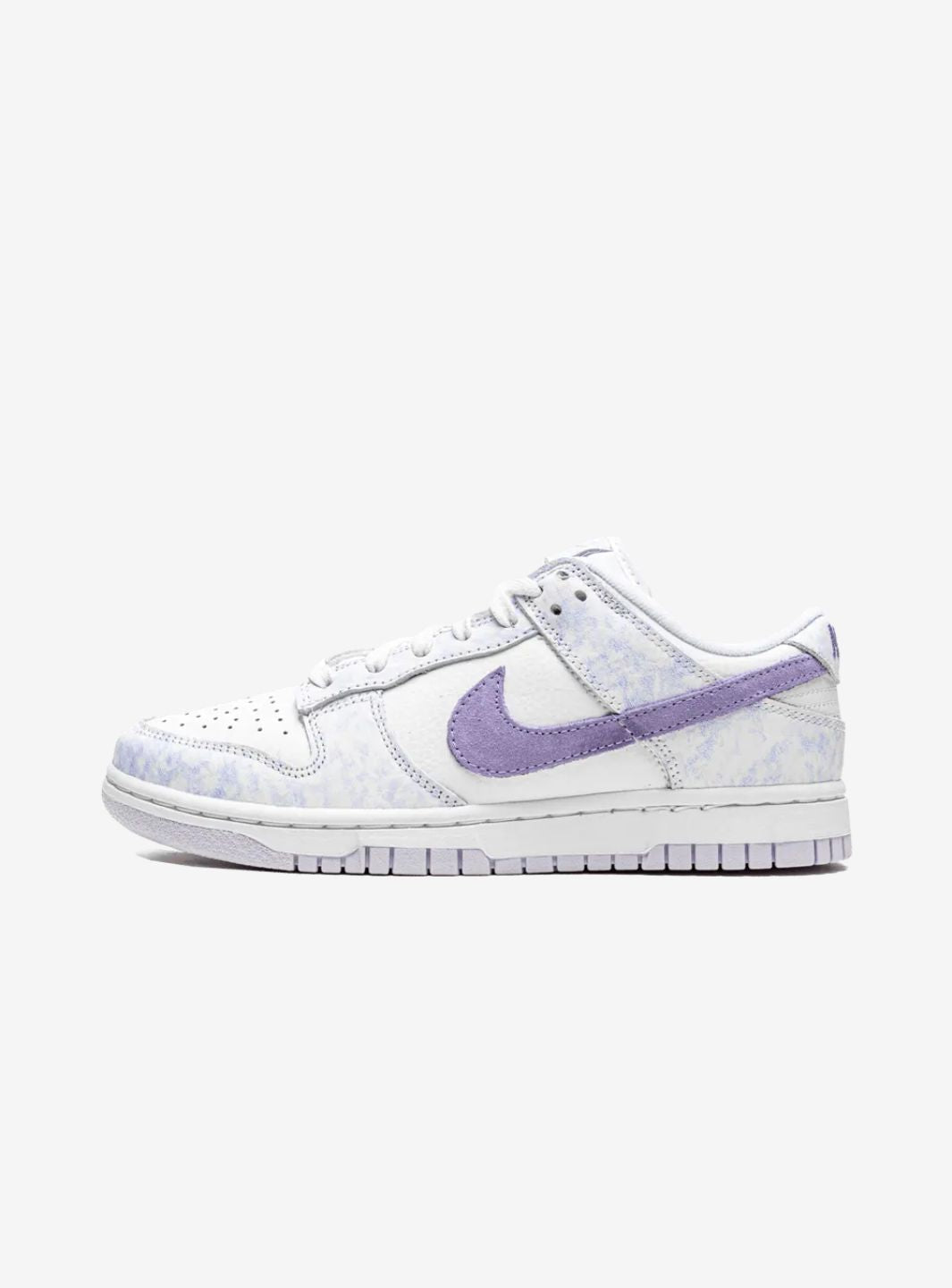 Nike Dunk Low Purple Pulse sneakers basse donna in pelle viola, vista laterale