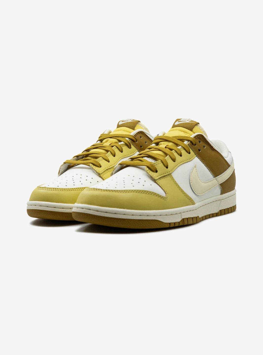 Nike Dunk Low Retro Bronzine sneakers basse uomo e donna in pelle multicolore, vista frontale