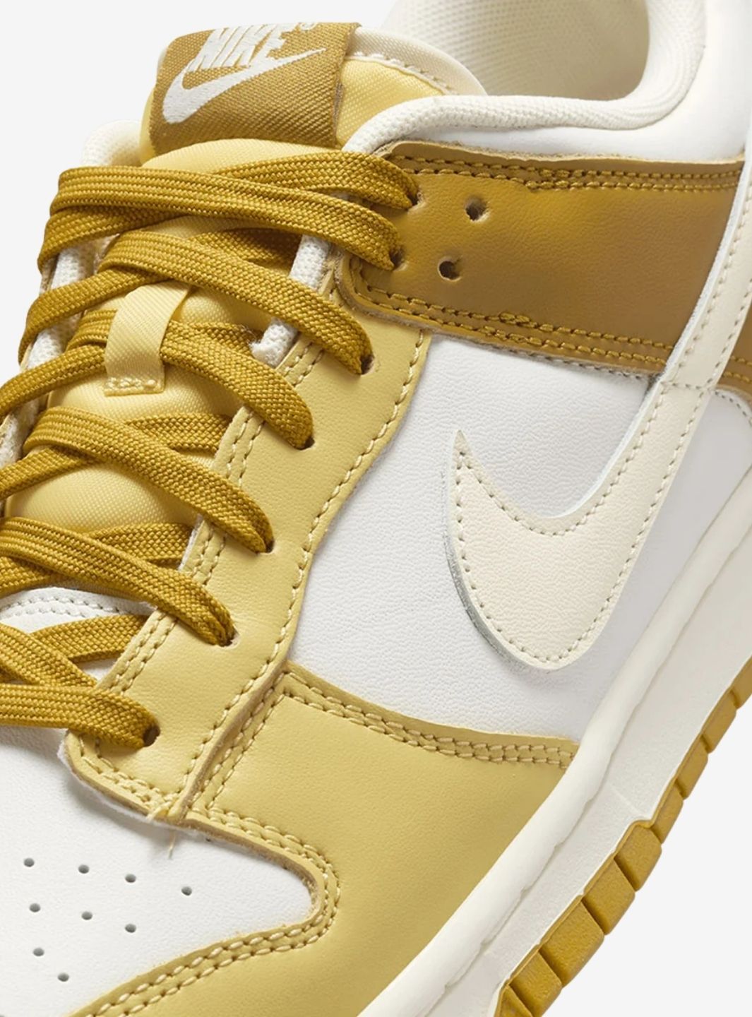 Nike Dunk Low Retro Bronzine sneakers basse uomo e donna in pelle multicolore, vista dall'alto