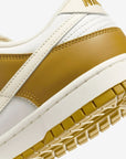 Nike Dunk Low Retro Bronzine sneakers basse uomo e donna in pelle multicolore, dettaglio tallone