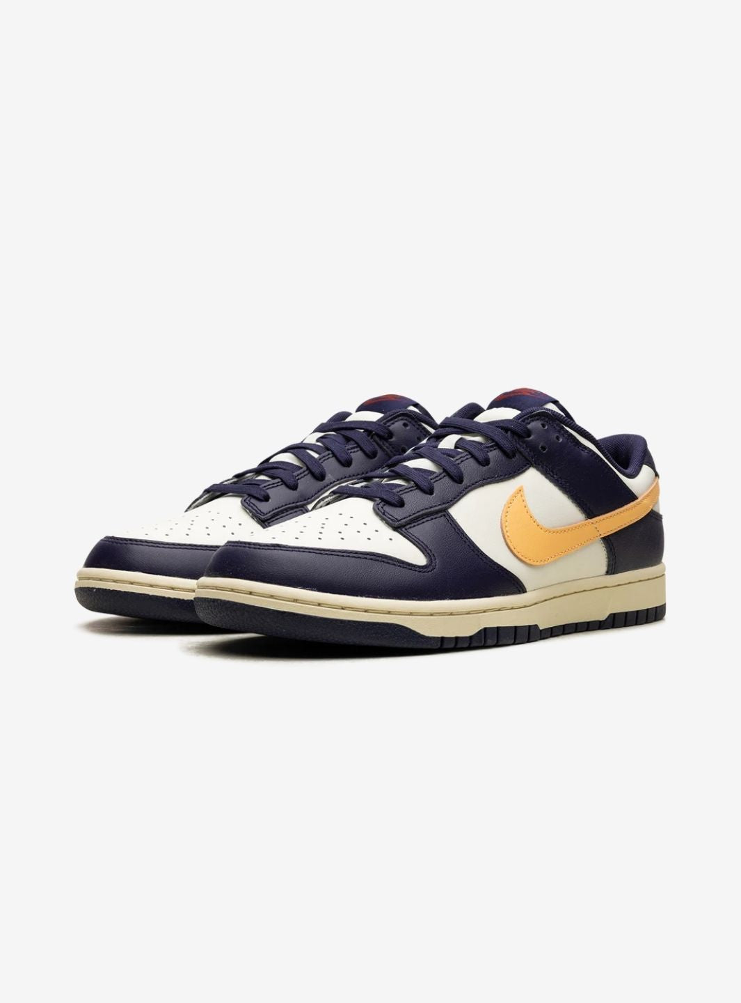Nike Dunk Low Retro From Nike To You Midnight Navy sneakers basse uomo e donna in pelle blu, vista frontale
