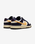 Nike Dunk Low Retro From Nike To You Midnight Navy sneakers basse uomo e donna in pelle blu, vista posteriore