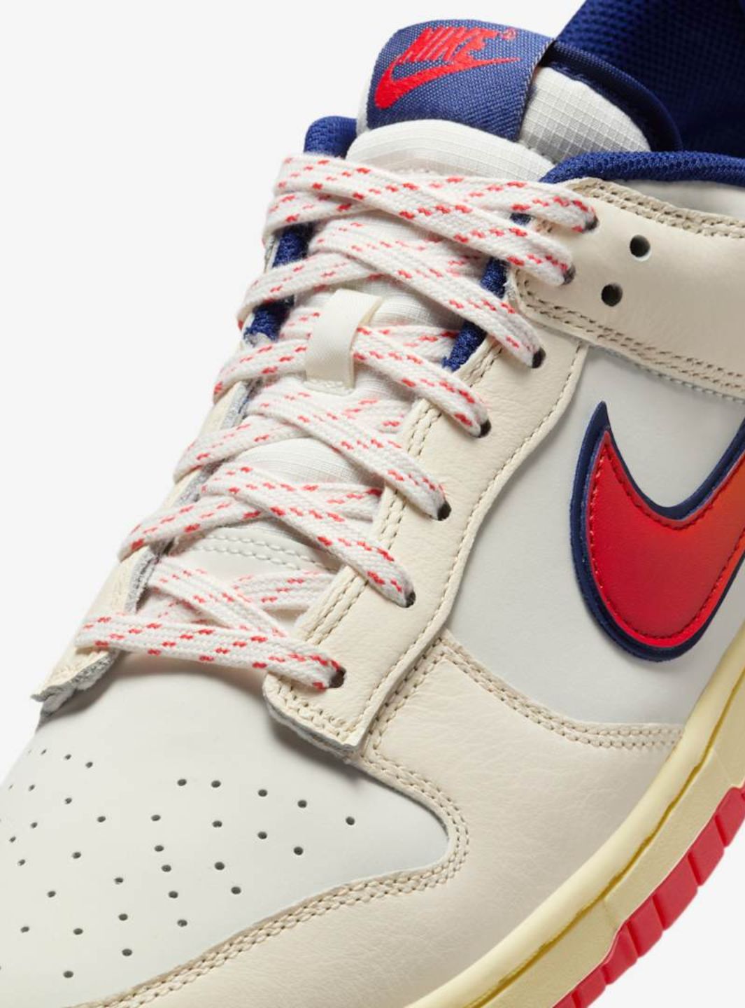 Nike Dunk Low Retro Lettering sneakers basse uomo e donna in pelle multicolore, dettaglio suola