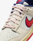 Nike Dunk Low Retro Lettering sneakers basse uomo e donna in pelle multicolore, dettaglio suola