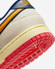 Nike Dunk Low Retro Lettering sneakers basse uomo e donna in pelle multicolore, dettaglio tomaia