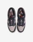 Nike Dunk Low Retro NYC CBGB sneakers basse uomo e donna in pelle multicolore, vista posteriore