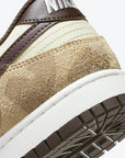 Nike Dunk Low Retro Animal Pack Giraffe/Cheetah sneakers basse uomo e donna in pelle multicolore, dettaglio tomaia
