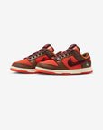 Nike Dunk Low Retro Year of the Rabbit Light Crimson (2023) sneakers basse uomo e donna in pelle rosso, vista frontale