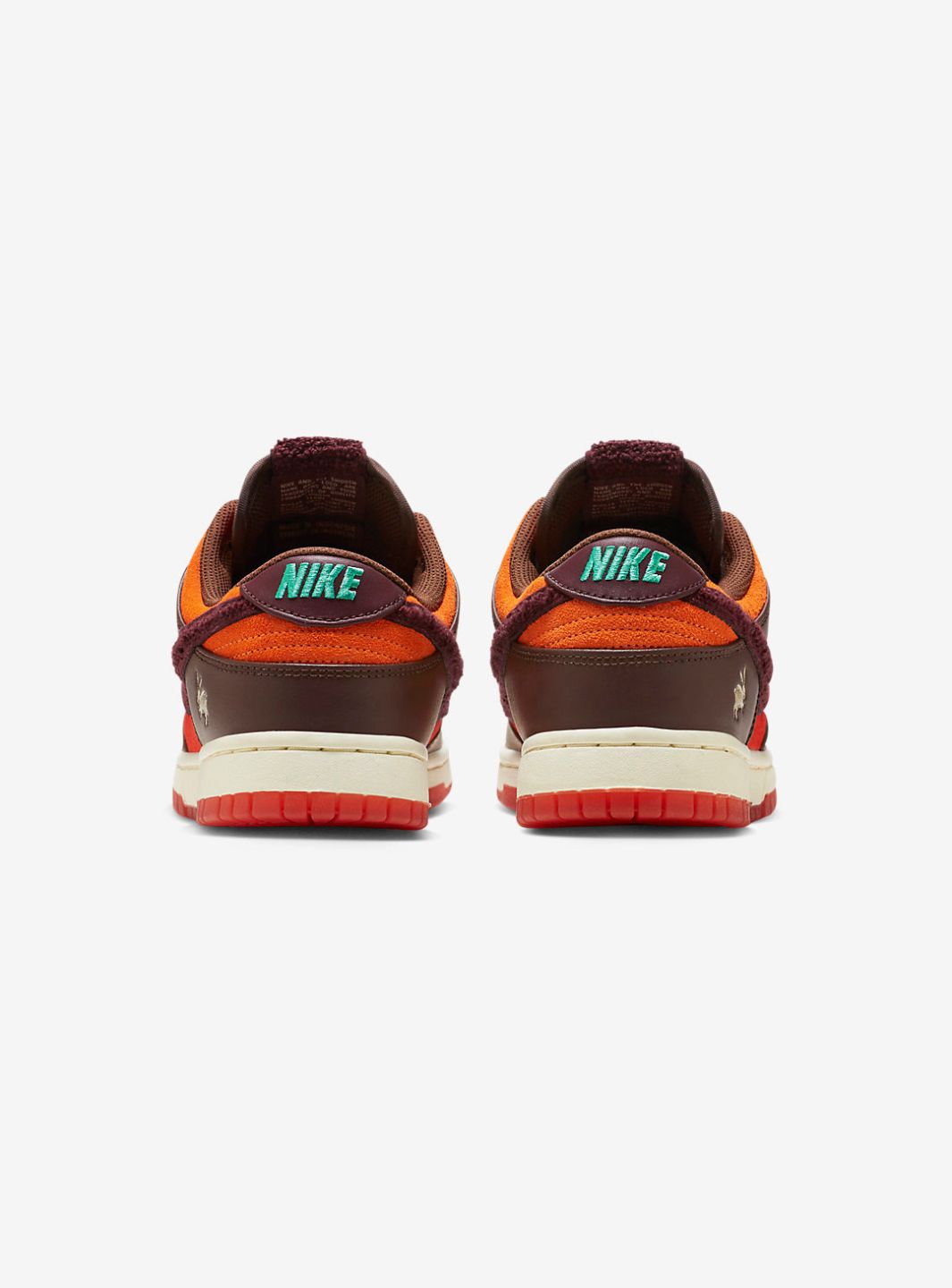 Nike Dunk Low Retro Year of the Rabbit Light Crimson (2023) sneakers basse uomo e donna in pelle rosso, vista dall'alto