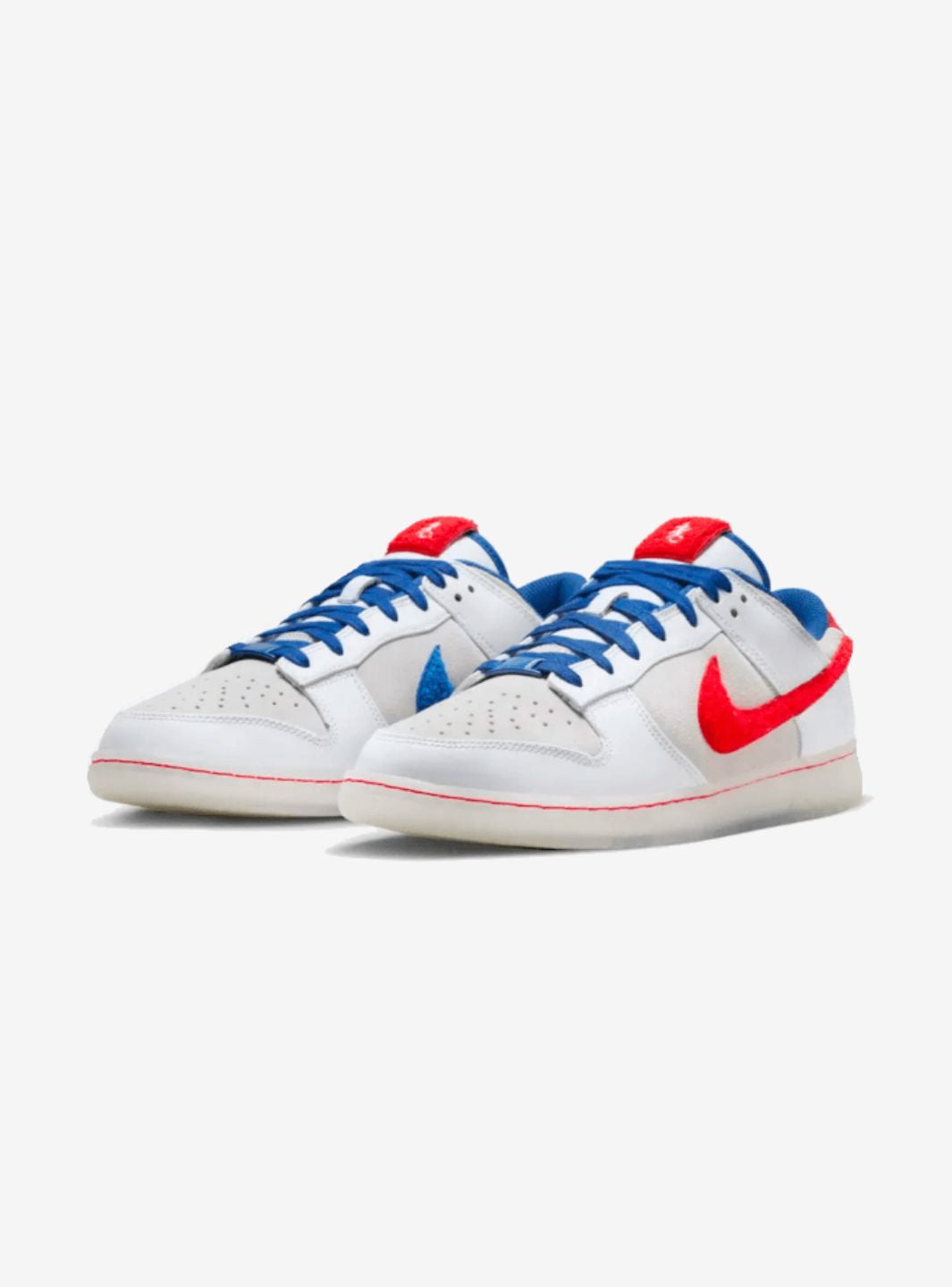 Nike Dunk Low Retro Year of the Rabbit White Rabbit (2023) sneakers basse uomo e donna in pelle bianco, vista frontale