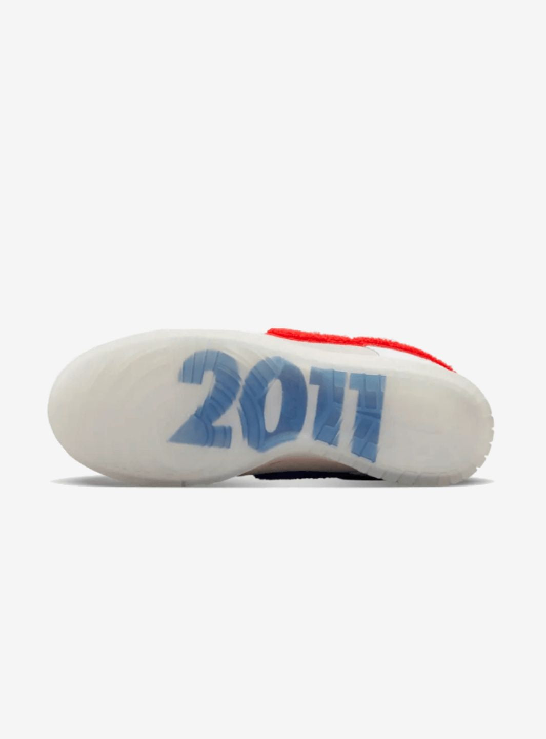 Nike Dunk Low Retro Year of the Rabbit White Rabbit (2023) sneakers basse uomo e donna in pelle bianco, dettaglio suola