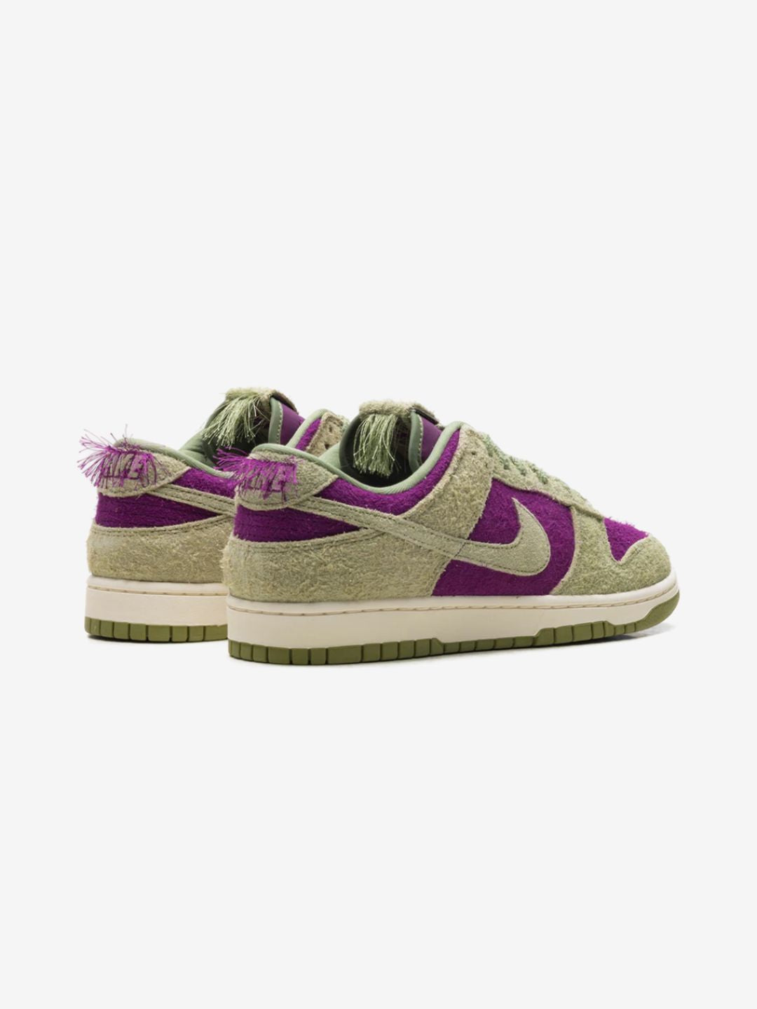 Nike Dunk Low Retro Viotech Dusty Olive sneakers basse uomo e donna in pelle verde oliva, dettaglio suola
