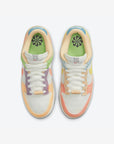 Nike Dunk Low Retro Sun Club Multi sneakers basse uomo e donna in pelle bianco blu, vista posteriore